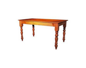 British Traditions 48 inch Turned Legs Console Table