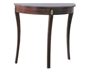 Cooper Classics Woodlawn Half Moon Console Table