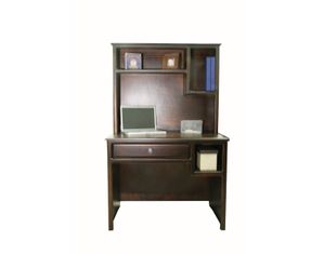 Eagle Retro-Vintage Single Pedestal Desk (Stained Finish)