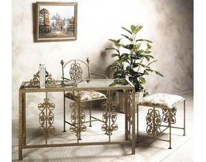 Grace Desk with Glass Insert