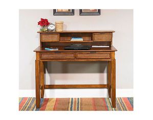 Home Styles Furniture Jamaican Bay Student Desk with Hutch