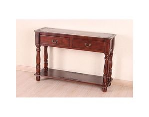 ICI Carved Two Drawer Console Table
