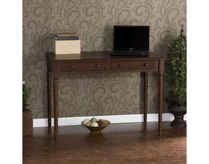 SEI Espresso 2-Drawer Writing Desk