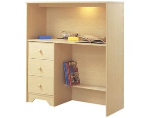 South Shore Loft Desk with Hutch
