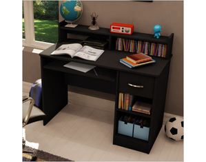 South Shore Solid black Axess Contemporary Small Desk