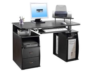 Techni Mobili Atua Wood Computer Workstation