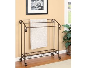 Union Square Red Coffee Towel Rack