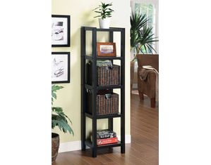 Union Square Shelf Rack in Black Finish
