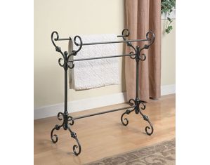 Union Square Silver Towel Rack
