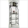 Save  on Clock Etagere with Glass Shelves at The Etagere Superstore