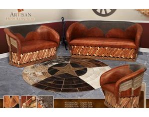 Artisan Home Furniture Cognac Loveseat