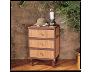 Bauer International Steamer Night Table