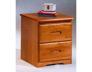 Bernards Furniture Honey Pine 2 Drawer Nightstand