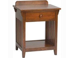 Bolton Furniture Mission 1 Drawer Nightstand Cherry