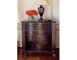 Brownstone Furniture Metropolitan Nightstand with Pull Out Tray