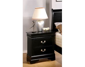 Union Square Black Nightstand