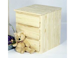 Collegiate Furniture 3 Drawer Nightstand
