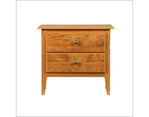 Creative Interiors Warm Meeting House Oak Nightstand - Fast FREE FedEx Shipping!