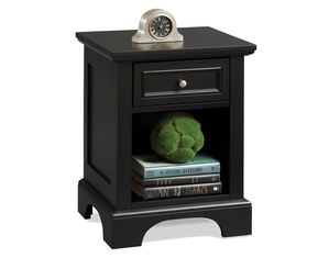 Home Styles Furniture Bedford Night Stand in Ebony Finish