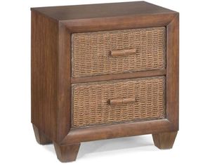Home Styles Furniture Cabana Banana Night Stand in Cocoa Finish