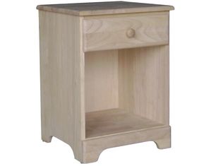 International Concepts Unfinished Nightstand