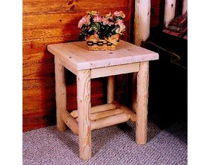Lakeland Mills Timber Log Nightstand