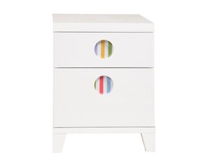 LittleMissMatched LittleMissMatched 2 Drawer Silver Nightstand - BACK TO SCHOOL SPECIAL!