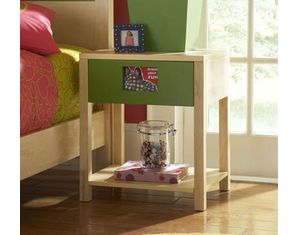 LittleMissMatched Little Miss Matched Artsycraftsy Nightstand - BACK TO SCHOOL SPECIAL!