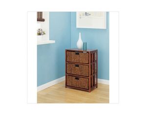 Neu Home Three Drawer Night Stand in Cocoa