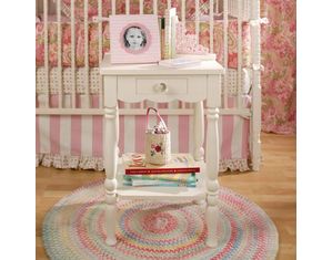 New Arrivals Antique White Nightstand - Fast FREE FedEx Shipping!