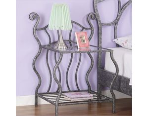 Powell Parisian Open 2 Shelf Nightstand