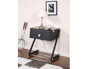 Powell Z Bedroom 1 Drawer Nightstand