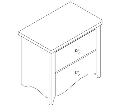 Renaissance Nightstand