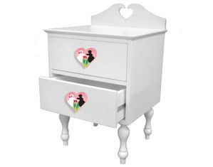 Room Magic Poodles In Paris Nightstand