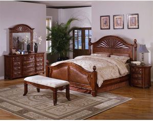 South Sea Rattan Paradise Retreat 3 Drawer Nightstand