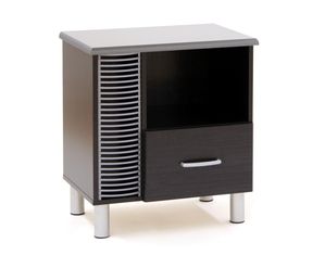 South Shore Cosmos Black Onyx Charcoal Night Table - Fast FREE FedEx Shipping!