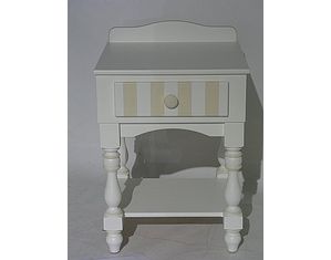 Sweet Beginnings Cabana Stripes Kids Nightstand