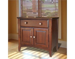 VIFAH Berkshire Bedroom Wood Nightstand