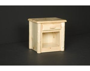 Viking Log Furniture Northwoods 1 Drawer Nightstand