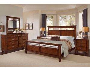 Wynwood Randolph Park Nightstand in Smoky Cherry Finish