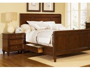 Wynwood Westhaven Nightstand in Dried Fig Cherry