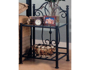 Coaster Company Nik Iron Nightstand - Fast FREE FedEx Shipping!