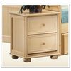 Good Trading 2 Drawer Bead Board Birch Nightstand - Fast FREE FedEx Shipping!