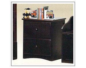 Good Trading 2 Drawer Walnut Nightstand