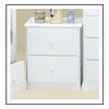 Good Trading 2 Drawer White Nightstand - Fast FREE FedEx Shipping!