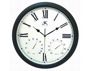 Infinity Instruments 12123CT-RC Radio Controlled Clock with Weather Station (NO ETA)