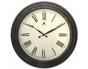 Infinity Instruments 12143RG-RC Radio Controlled Clock with Weather Station (NO ETA)
