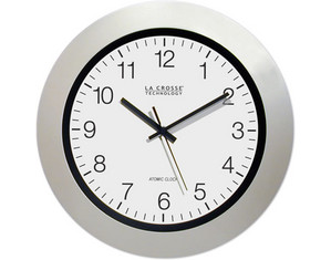 La Crosse 14.00 inch Plastic Atomic Clock - Fast FREE FedEx Shipping!