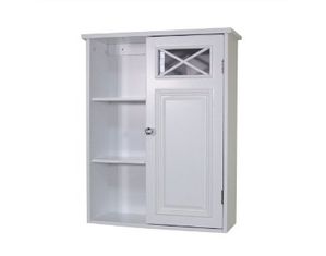 Save  on Dawson Wall Cabinet With One Door & Shelves at The Bathroom Cabinet Superstore