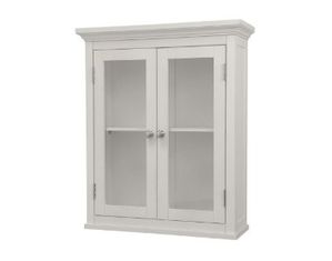 Elegant Home Fashions Madison Avenue Wall Cabinet with 2 Doors White
